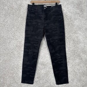 Women's‎ SOCIAL STANDARD by SANCTUARY Stretch Camo Ankle Skinny Jeans Size: 12